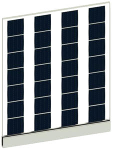 Photovoltaik-Modul für Balkon