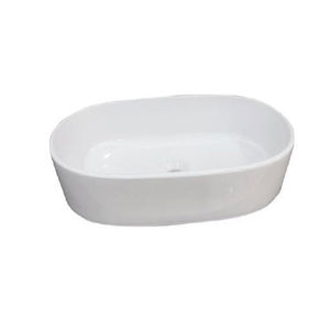 Aufsatzwaschbecken / oval / Keramik / modern