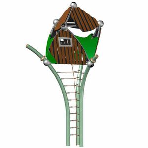 Klettergerüst für Spielplätze