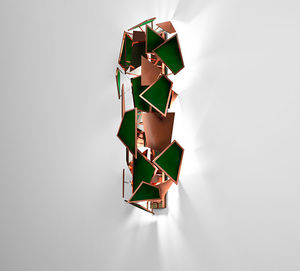 Wandleuchte / originelles Design / Kupfer / polierter Kupfer / Stoff