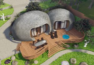 Bungalow-Stil-Haus