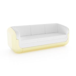 modernes Sofa / für Yachten / Leder / Holz