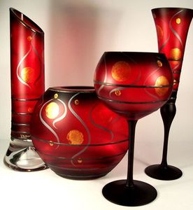 Glas mit Stiel