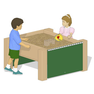 Sandkasten für Spielplätze