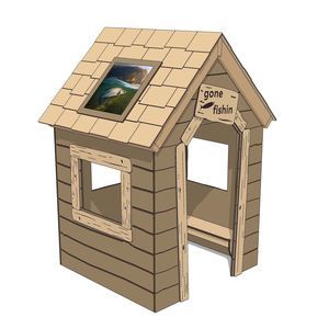 Spielhaus für Spielplätze