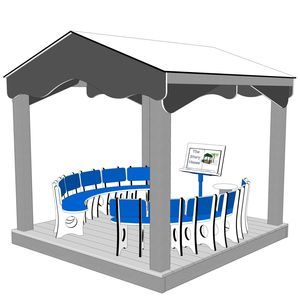 Spielhaus für Spielplätze