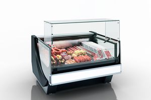 Verkaufskühlvitrine / beleuchtet / für Gefrierkostschränke / für Schlachtereien