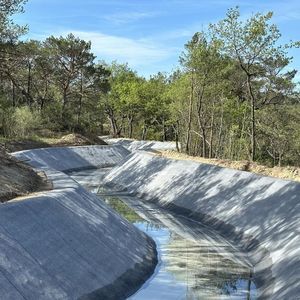 Beton-Geomembran