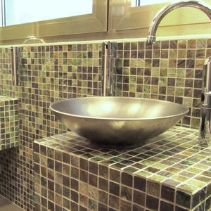 Aufsatzwaschbecken / rund / Keramik / modern