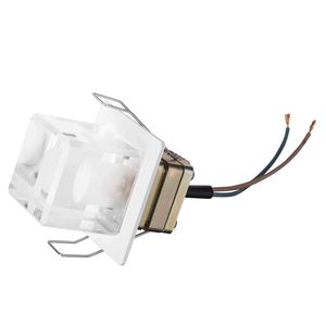 Einbaudownlight / LED / quadratisch / Aluminium