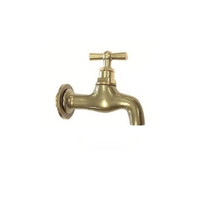 Wasserhahn für Trinkbrunnen / wandmontiert / Messing / Standard