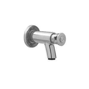 Wasserhahn für Trinkbrunnen / wandmontiert / aus verchromtem Messing / Selbstschluss