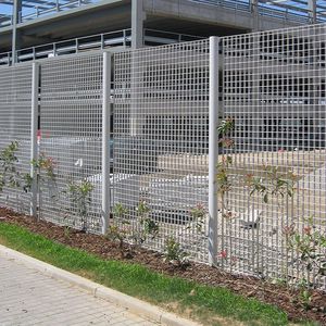 Zaun für Grünanlagen / für Spielepark / Gitter / verzinkter Stahl