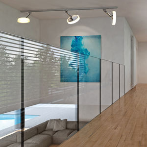 moderne Deckenleuchte / rund / Metall / Kunststoff