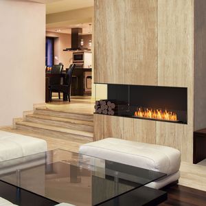Bioethanol-Kamin / modern / offene Feuerstelle / 2-seitig