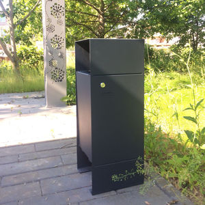 Park-Abfallbehälter / verzinkter Stahl / pulverbeschichteter Stahl / für öffentliche Bereiche