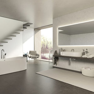 Fliesen für Badezimmer / Wand / Kunststein / großformatig