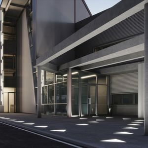 Leuchte für Bodeneinbau / LED RGBW / LED-RGB / dreieckig