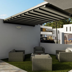 angebaute Pergola