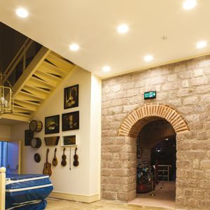 Einbaudownlight / LED / rund / anodisiertes Aluminium