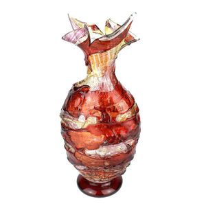 moderne Vase / geblasenes Glas / Kristall / Muranoglas