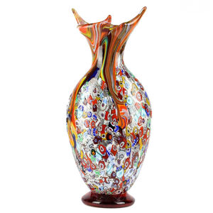 moderne Vase / geblasenes Glas / Muranoglas