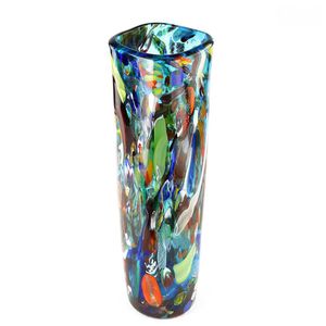 moderne Vase / geblasenes Glas / Muranoglas / handgefertigt