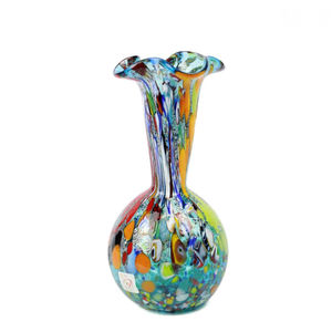 moderne Vase / geblasenes Glas / Muranoglas / handgefertigt
