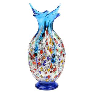moderne Vase / Muranoglas / geblasenes Glas / handgefertigt