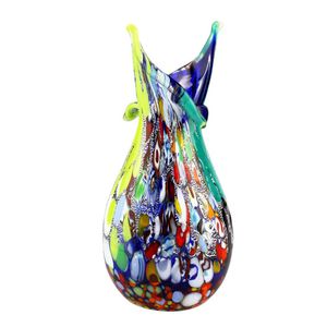 moderne Vase / Muranoglas / geblasenes Glas / handgefertigt