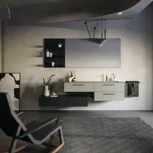 wandhängender Waschtisch-Unterschrank