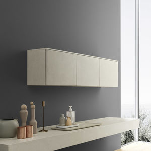 Wandhängender Waschtisch-Unterschrank - C008 - BAXAR - Holz / modern