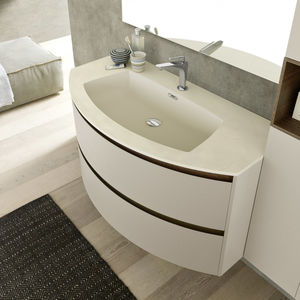 Moderner Badezimmer-Schrank - C211 - BAXAR - Holz / wandmontiert