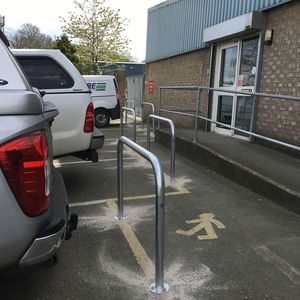 Parkplatzsperre