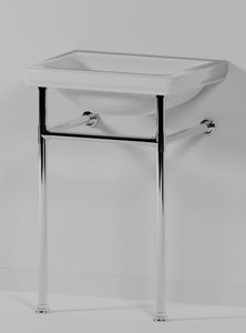 Waschbecken-Unterbau / Chrom
