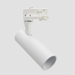 LED-Schienenleuchte / rund / Aluminium / Objektmöbel