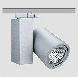 LED-Schienenleuchte / rund / Aluminium / Objektmöbel