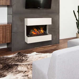 Elektrokamin / modern / offene Feuerstelle / 3 Sichtseiten