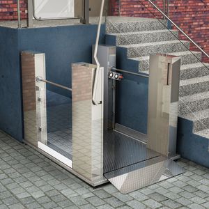 Hebeplattform für Rollstuhl / Zugang / Außenbereich / Innenraum