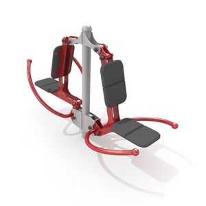 Brustpressbank-Fitnessgerät / Hochzug / Außenbereich