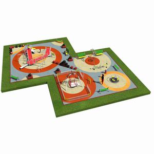 Spielplatzgerät für Spielplätze / Kunststoff / Metall / modular