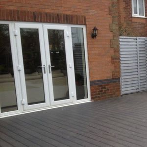 WPC-Terrassendielen / Holzoptik / dauerhaft / recyceltes Material
