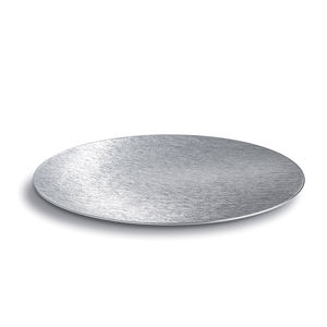 Flache-Teller / rund / Aluminium / Objektmöbel