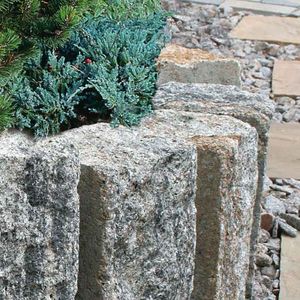 Randstein für Garten CUBO Bivois Beton / Naturstein / rechteckig