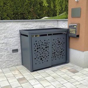 Überdachung für Müllcontainer