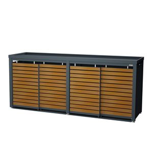 Überdachung für Müllcontainer