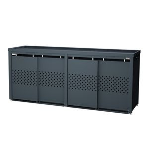 Überdachung für Müllcontainer
