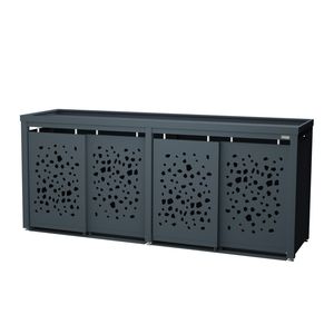 Überdachung für Müllcontainer