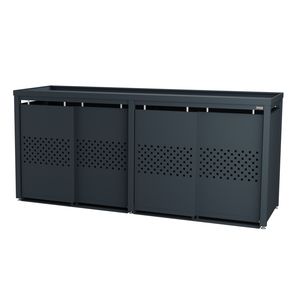 Überdachung für Müllcontainer