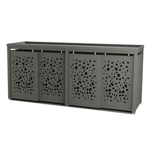 Überdachung für Müllcontainer